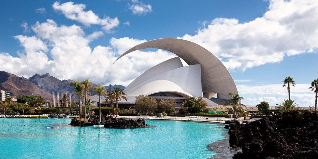 The auditorium in Santa Cruz de la Tenerife